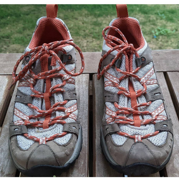 Merrell Siren Sport Brown Orange Trail Hiking Shoes J16156 Women's Size 7 - Picture 4 of 10